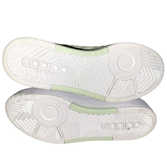 Mint Green ADIDAS Femme Hoops 3.0 Women's sz 9.5 - Picture 3 of 9